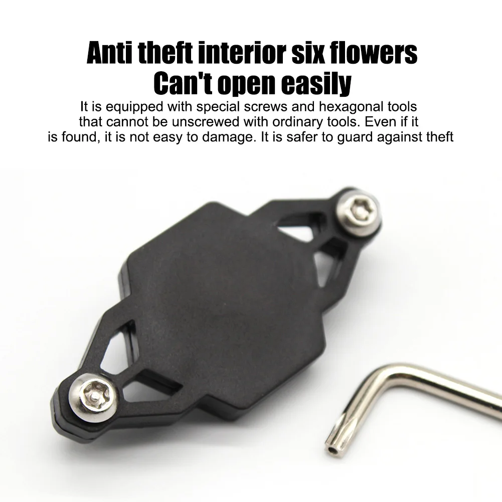 Bike Tracker Mount Bracket Practical Bike Anti-lost Locator Protective Case Anti-theft for Airtag Bicycle Water Bottle Holder