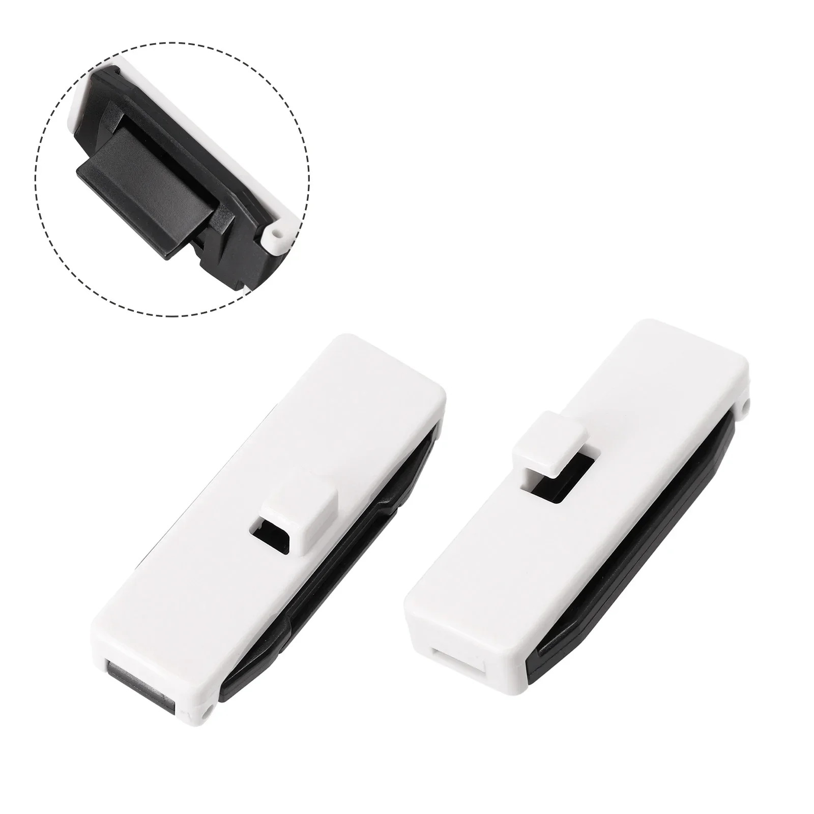 Adjustable Car Seats Belt Safety Holder Stopper Buckle Seats Belt Clamp Clip Car Seat Clip Seat Tensioner 2X (1 Pair)