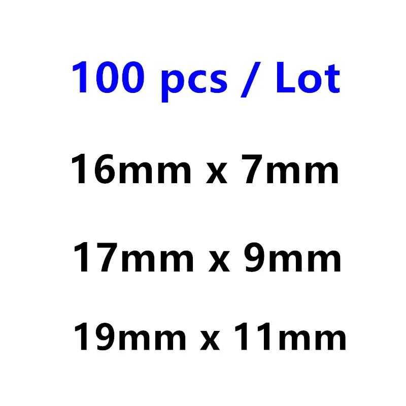 에폭시 M, 100 개, 7mm, 9mm, 11mm, 16mm, 17mm, 19mm