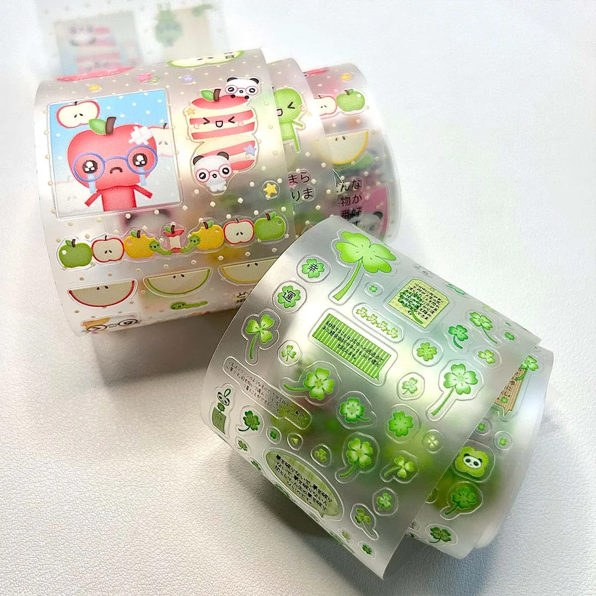 Four-leaf Clover Vintage PET Sticker Tapes Deco Stickers for Scrapbooking Cute Washi Tape for Diy Arts Crafts Album 3
