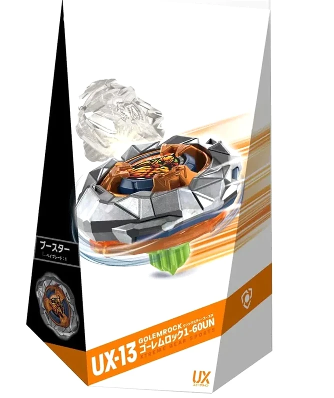 beyscollector TT Golem Rock 1-60UN X Booster UX-13 with original box spinning top toy beyblade toys battle top toy battle tops