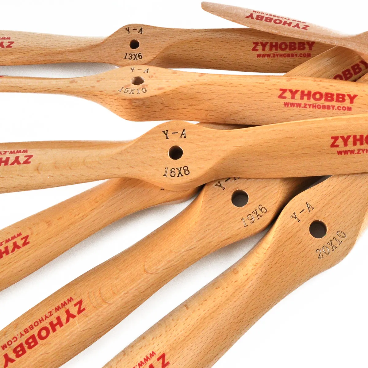 1 Stück Holzpropeller CW für RC-Flugzeuge mit Benzinmotor 12x8 13x6 14x6 14x10 15x8 16x6 16x8 16x10 18x8 18x10 19x8 19x10 20x8 – Detail 12