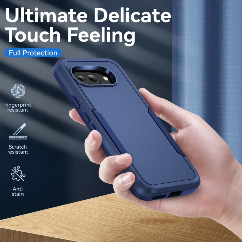Thick Heavy Duty Shockproof Hybrid Bumper Case - Rugged Armor Hard Cover