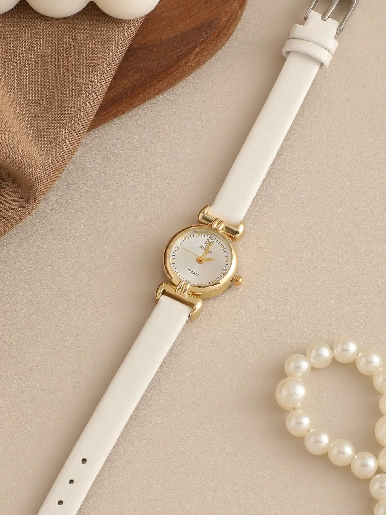 Quartz Watch Women PU Leather Thin Strap Wristwatch Ladies Watches Solid Color Fashion Women Gift Watch Relojes Para Mujer