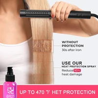 PURC Spray protecteur thermique huile de noix de coco contrôle des frisottis et brillance pour tous les types de cheveux Protection thermique jusqu'à 470 ° F Soins des cheveux 2