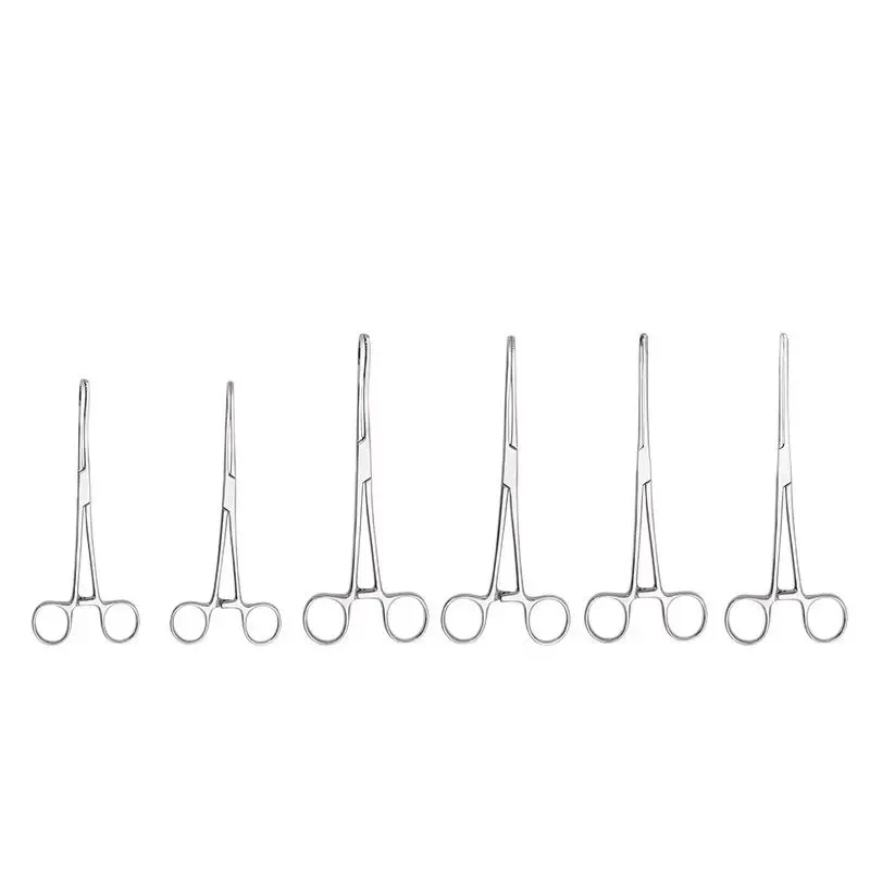 Pinze Per Spugne In Acciaio Inossidabile Pinze Per Coppettazione Per Pinze Mediche Pinze Ovali Gomiti Dritti Morsetto Per Spugna Senza Denti E Dentato