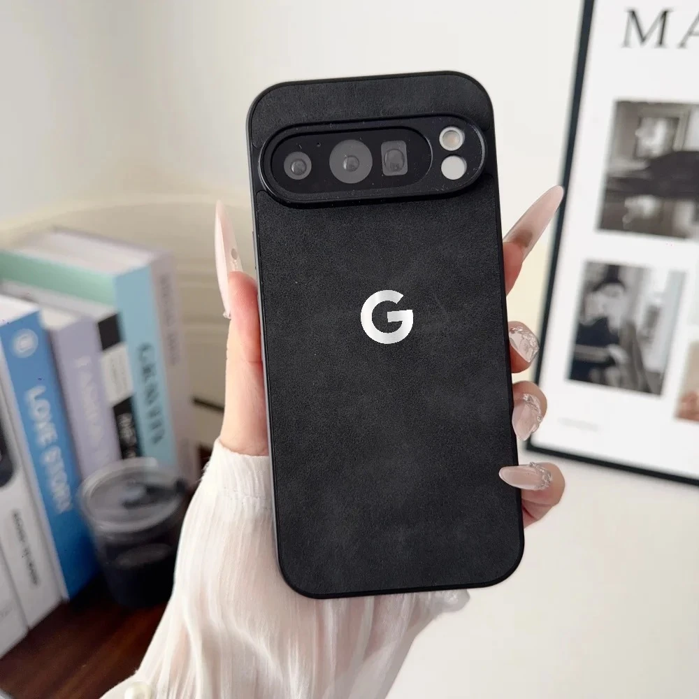 Premium Solid Color Smooth-Touch Sheepskin Phone Case - Shockproof Bumper with PU & TPU Full Protection