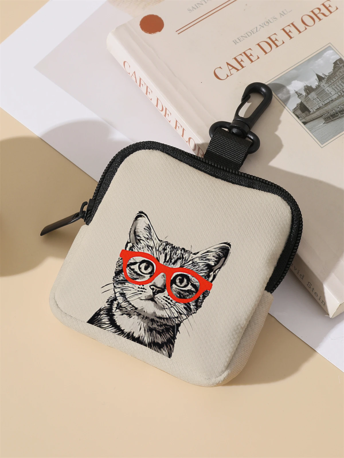 Large capacity coin wallets with cat patterns, digital printed coin wallets, and storage bags are ideal choices for gifts