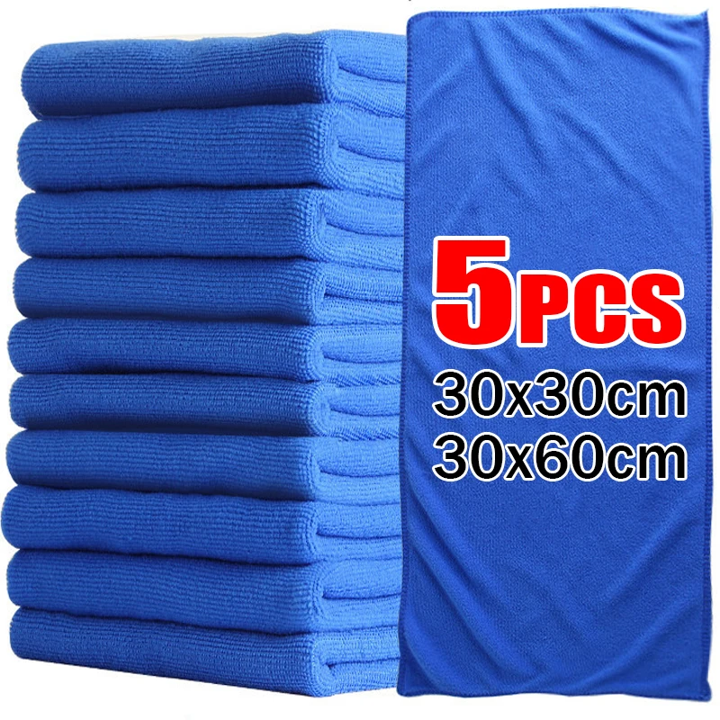 

Microfiber Towel Thicken Car Washing Towels Window Glass Wiping Fast Drying Rags Auto Detailing Cloths Home Cleaning Cloth Tools