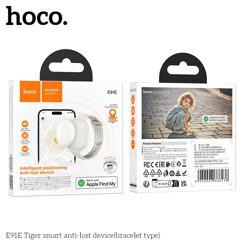HOCO E91E Smart Tracker with Apple Find My