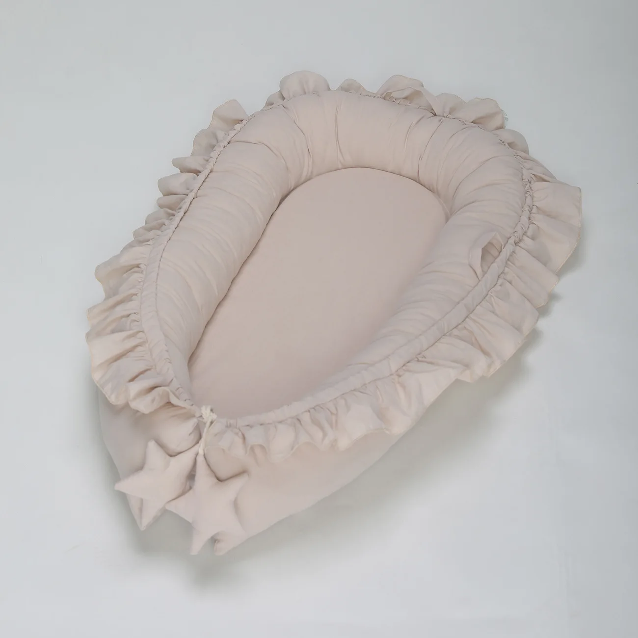 60x95cmBabyCottonNestBedNewbornPortableCribLoungerforBoys