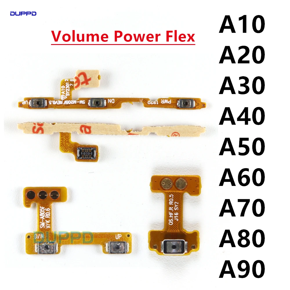 Volume Power Switch On Off Button Key Flex Per Samsung Galaxy A10 A20 A30 A40 A50 A70 A80 A90 Power On Off Volume