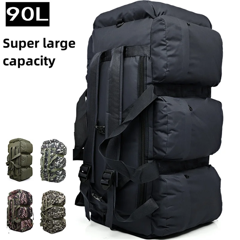 

Large Luggage Camping Bag Army Backpack Men's Outdoor Travel Shoulder Hiking Trekking Trip Tourist Military Tactical Bag