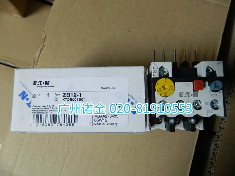 

EATON ZB12-1 0.6-1A 100% new and original