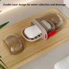 1pcs Soap Box Tray Soap Case Organizer Box Sealed Storage Box For Home Bathroom Initial Name Graphic Letter 26 Letters Pattern 4