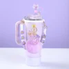 7PCS Accessories Set for Stanley Cup Purple Straw Topper Cup Boot Water Bottle Handle Strap Letter Charms 40oz 30oz Tumbler 3