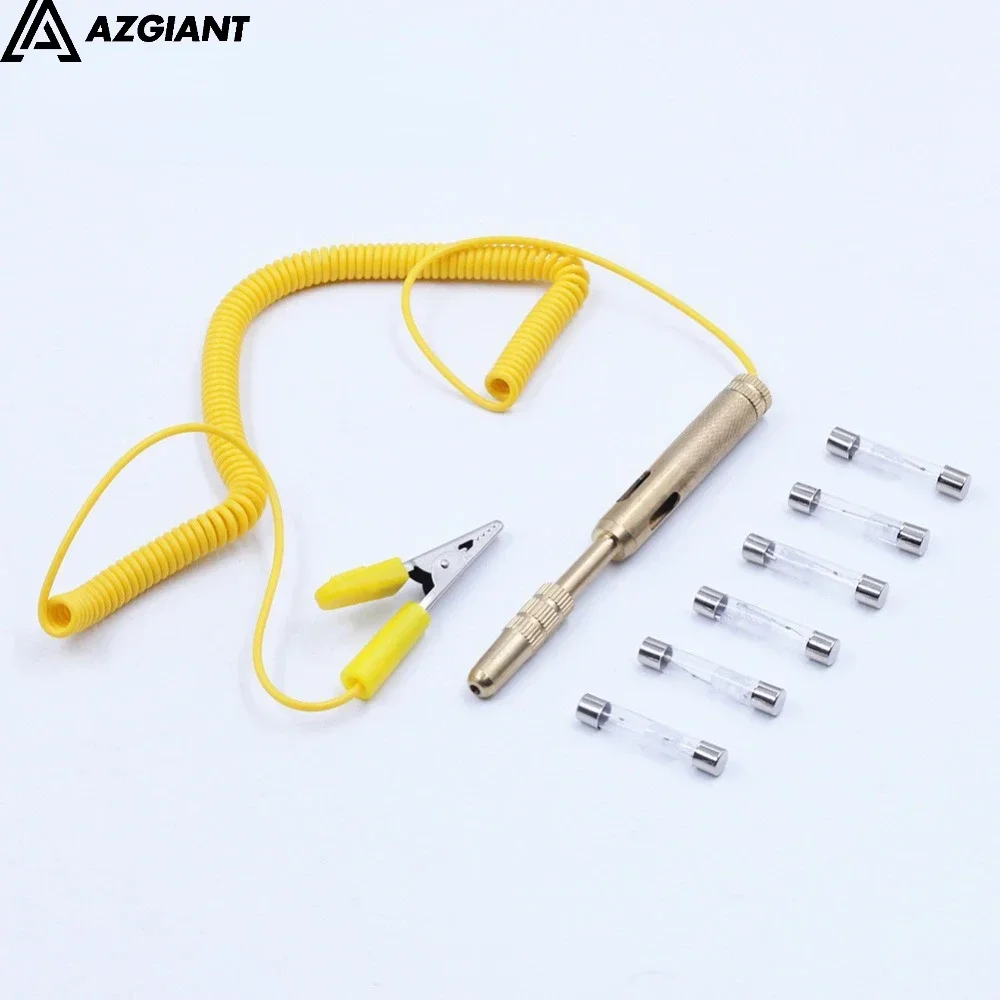 Copper Spring Extend Car Circuit Tester Dc 6V 12V 24V Voltaggio Auto Vehicle Gauge Test Light Penna Di Misurazione Dc Tester Lampadina A Led