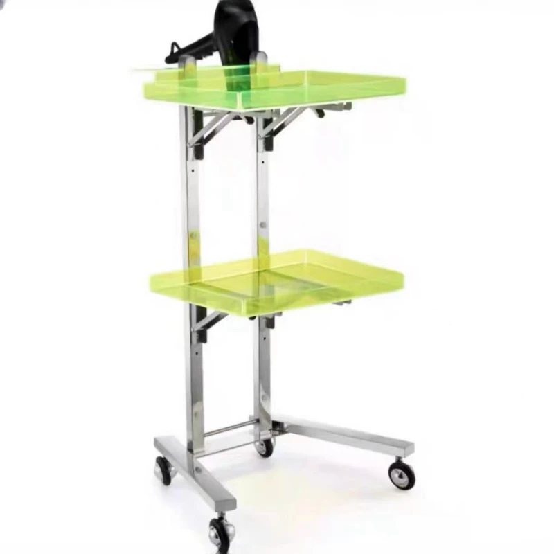 Tattoo Beauty Salon Trolley Utility Cart Makeup Rolling Salon Trolley Cosmetic Acrylic Carrito Auxiliar Furniture BL50ST