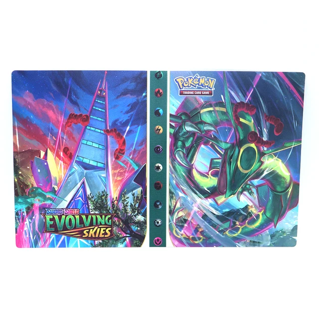 Pokemon Album 3D Holographic 240pcs Pikachu Charizard Shining Map Collections Notebook Binder Folder Holder Book Cards Protector 112