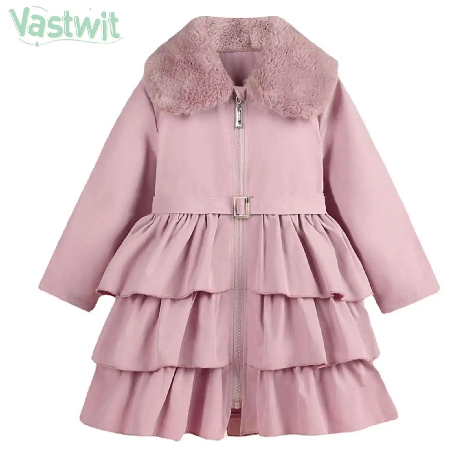 

Женская Повседневная куртка с длинным рукавом и воротником из искусственного меха