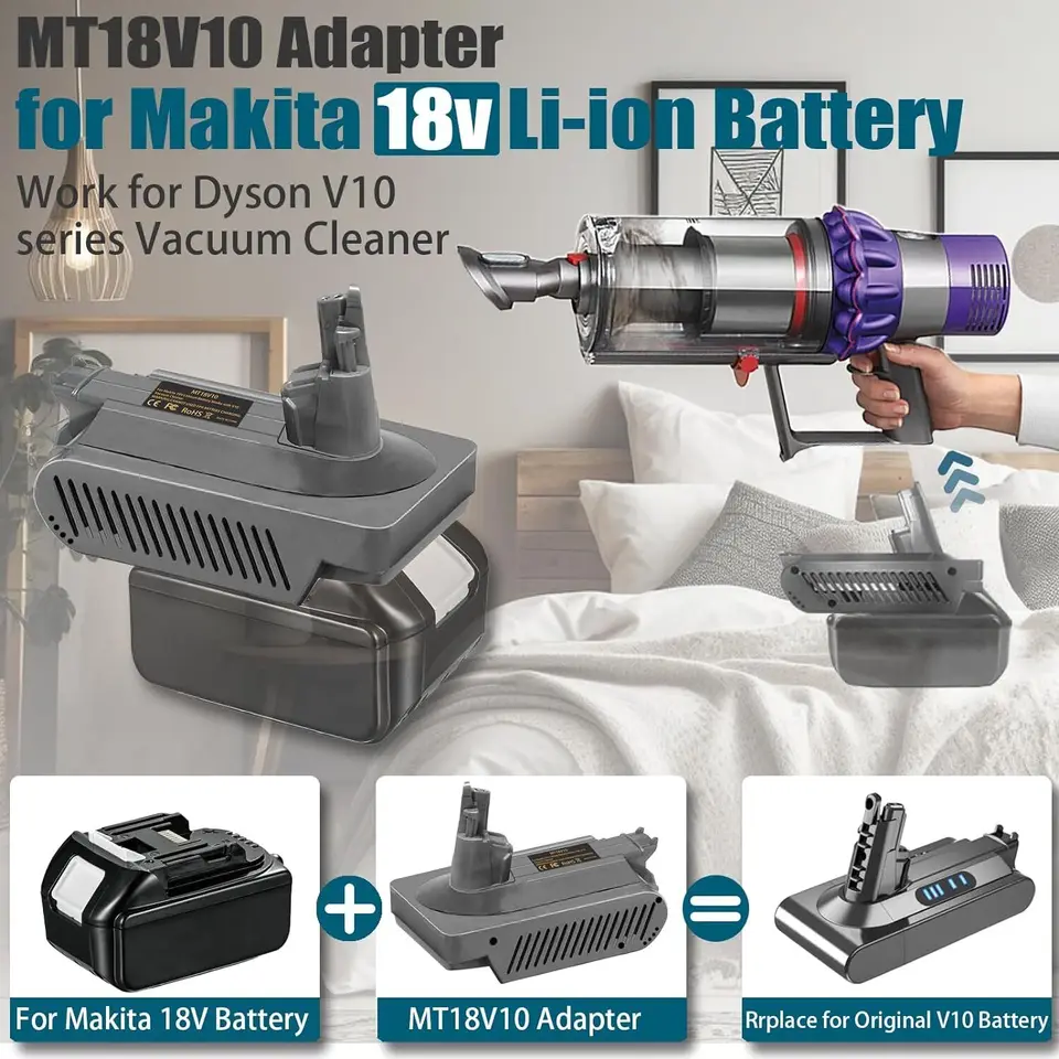 ダイソン V10 バッテリーアダプターマキタ 18V リチウムイオン
