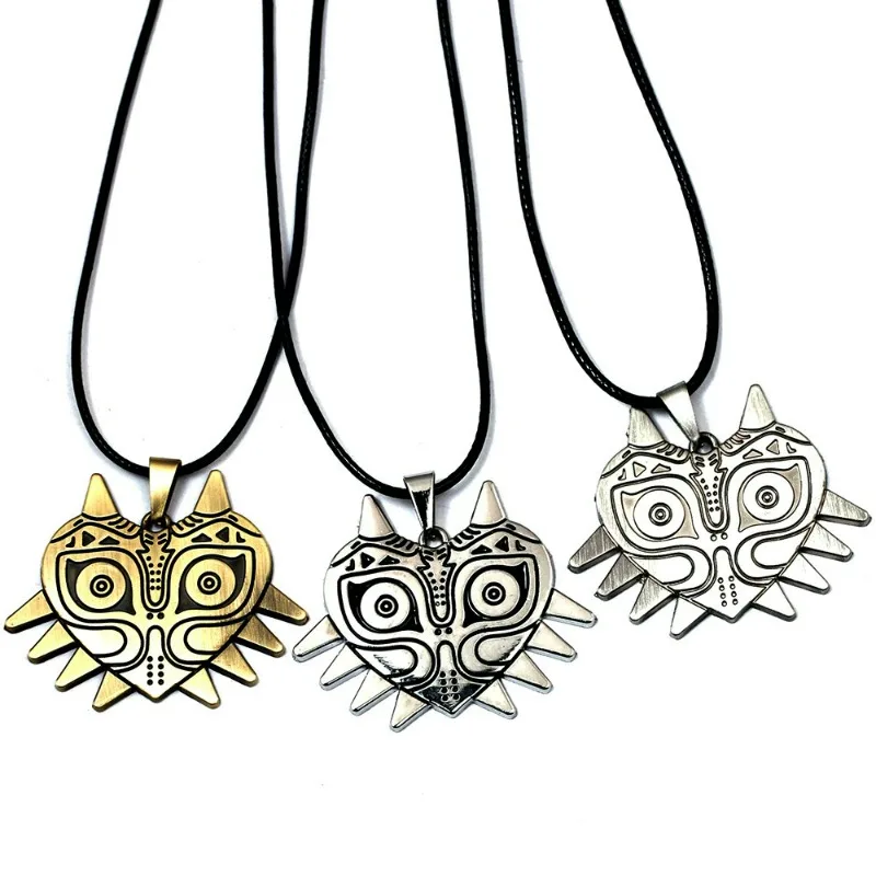 

The Legend of Zelda Breath of The Wild Mezula's Mask Necklace Alloy Owl Handpiece Pendant Game Peripherals