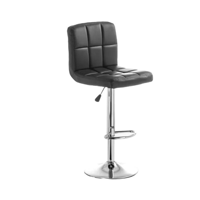K-star Lift Bar Chair Backrest Rotating High Stool Cash Register Front Desk Modern And Minimalist High Stool Dropshipping