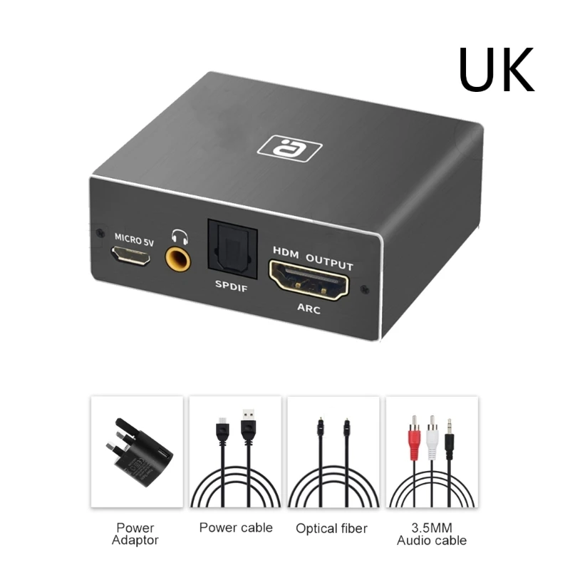 HDMI2.0 오디오 추출기 4K@60Hz 오디오 포함 광학 SPDIF + L 스테레오)