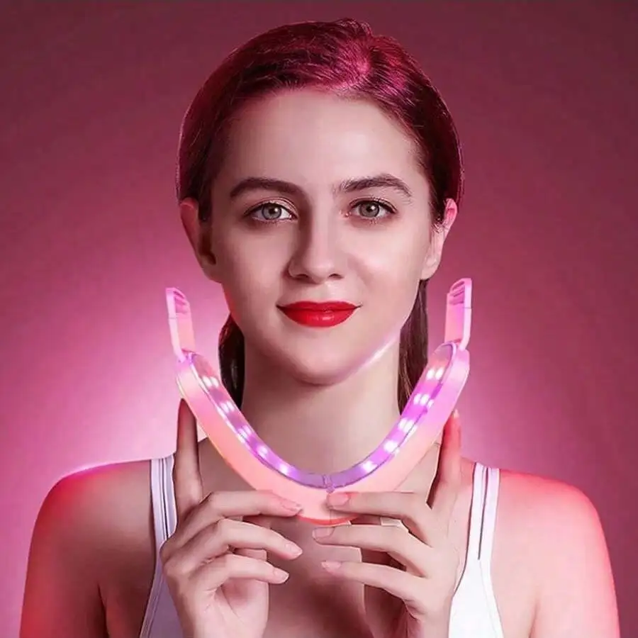 Electric V-Facial Beauty Massager, Adjustable Intensity Facial Massage Device With LCD Display, Valentines Gift