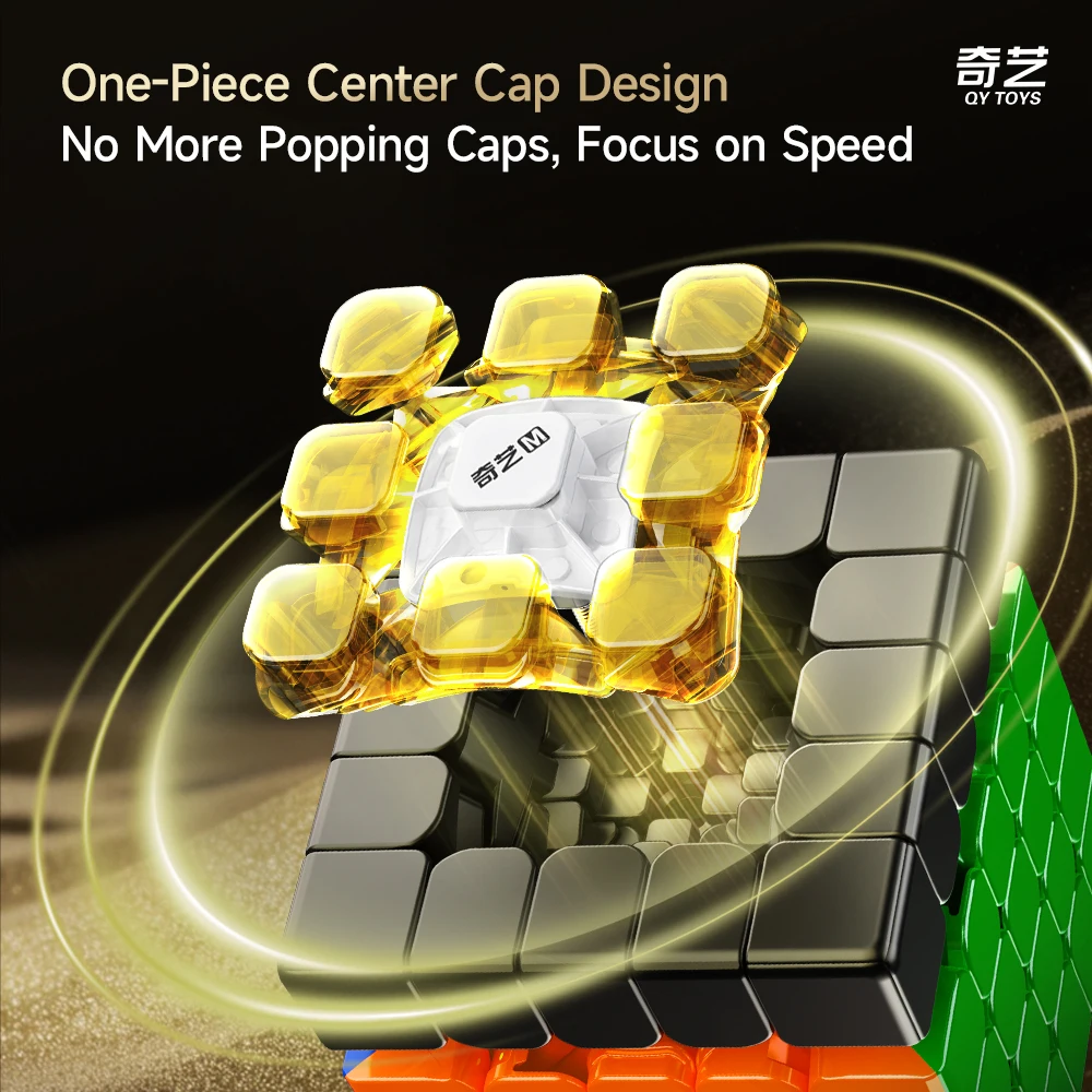Qiyi Warrior 5X5 M UV 마그네틱 매직 큐브 스티커리스 전문가용 피젯 토이 Qiyi 5X5 Warrior Cubo Magico 퍼즐