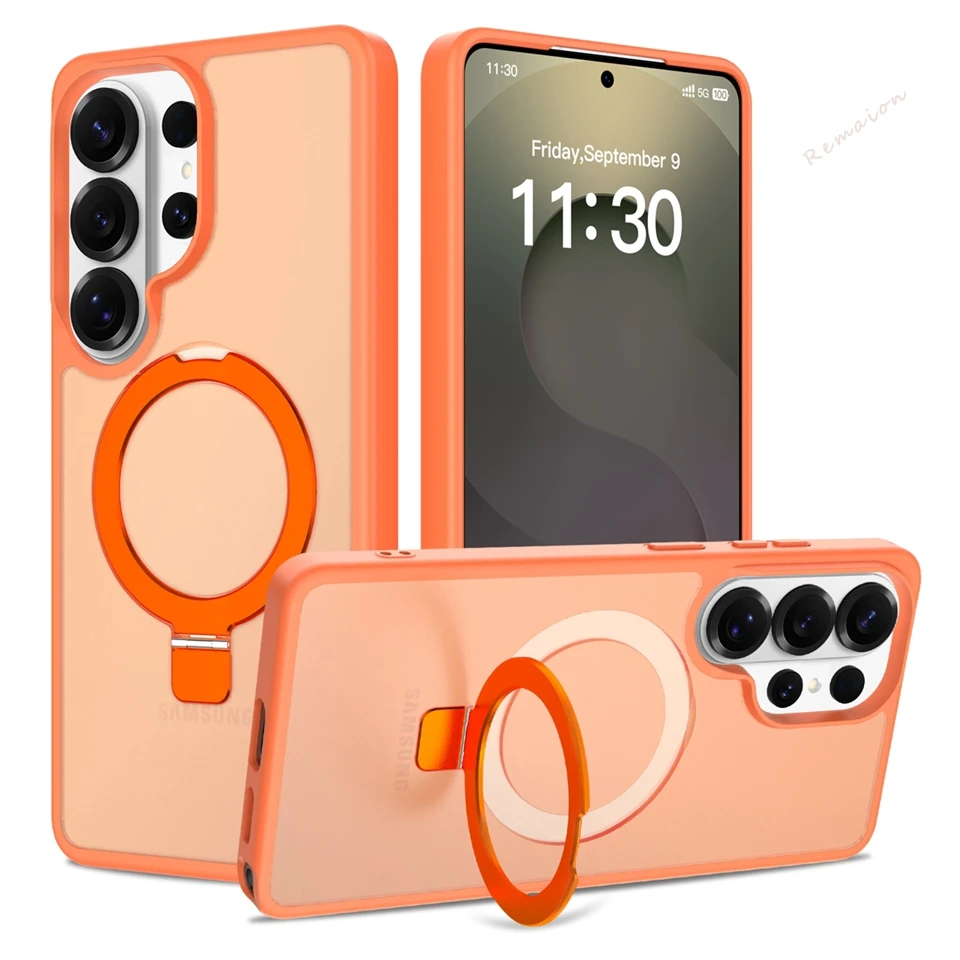 Premium Magnetic Phone Case with Magsafe and Metal Stand