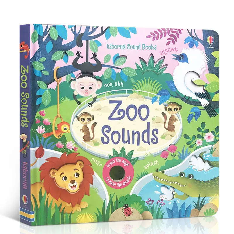 Usborne　Bedtime　Zoo　Book　Languages　Sounds　Story　AliExpress