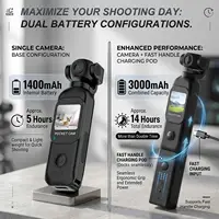 1080P Pocket Action Camera Handheld Rotatable Stabilization Touch Screen Sports DV Bodycam Thumb Camera Digital Video Recorder 3