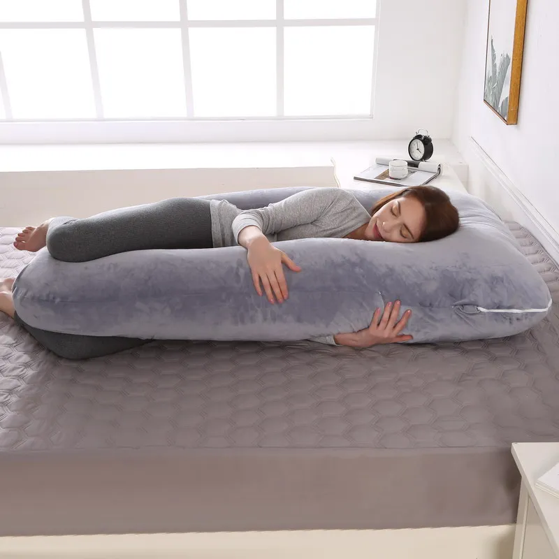 120x70cm Pregnant Pillow for Pregnant Women Soft Cushions of Pregnancy Maternity Support Breastfeeding for Sleep
