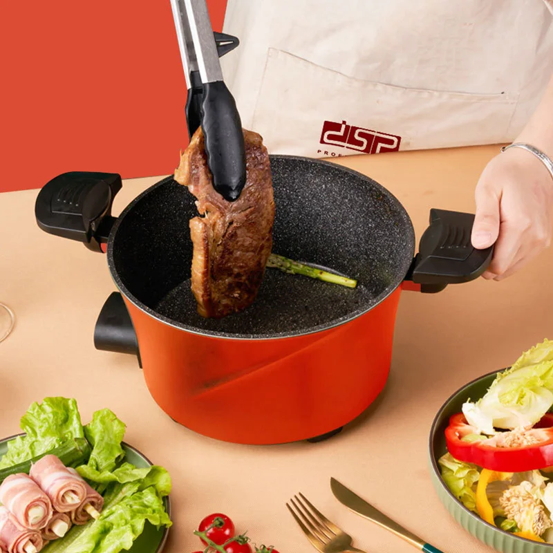 Pressure Cooker 5 Liters Electric Pot Steamer Smart Rice Pans Multicooker Food Warmer Saucepan Frying Skillet Kitchen Appliances