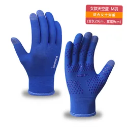 Enhanced Touchscreen Anti - Slip Cycling Gloves - Breathable UV Protection (Kadın mavi [dokunmatik ekran eldivenleri])