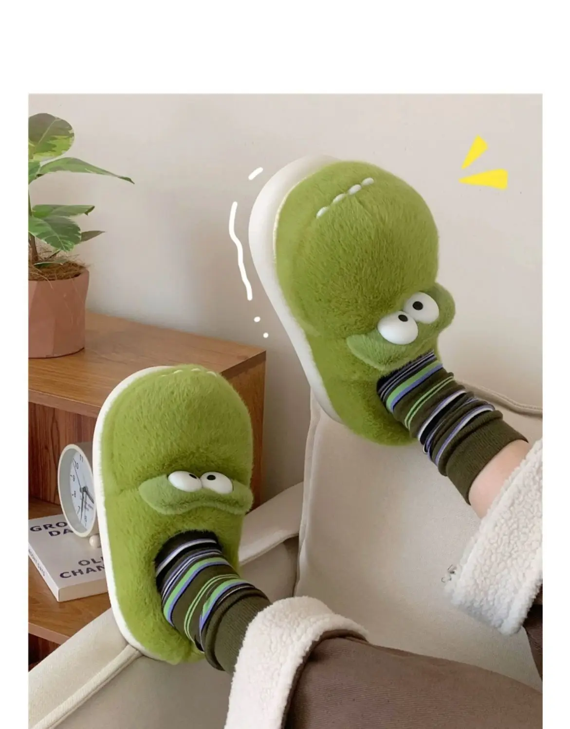 Full Wrap Flauschige Krokodil Hausschuhe Mann Frauen Warm Pull On Pelz Slides Designer Fuzzy Schuhe Indoor Männer Weiche Slipper – Detail 17