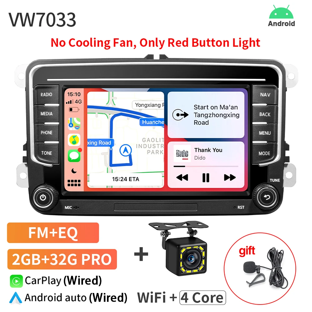 2G 32G Wired 12LED