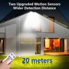 300000Lm Super Bright Outdoor Solar Lamp Waterproof Wall Lamp Motion Sensor Remote Control Garden Street Light New Year gifts 6