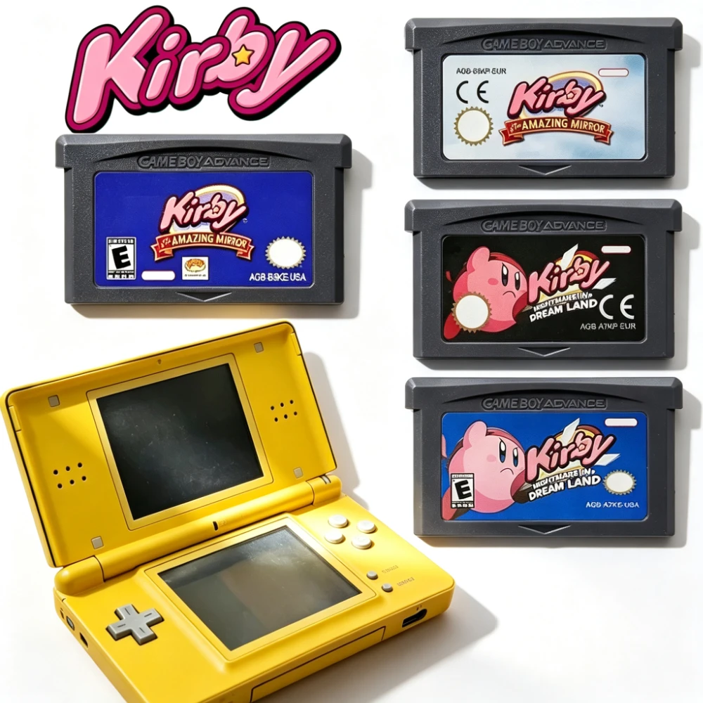 Classic Game Collection: 4-Style 32-Bit Retro Video Game Cartridge