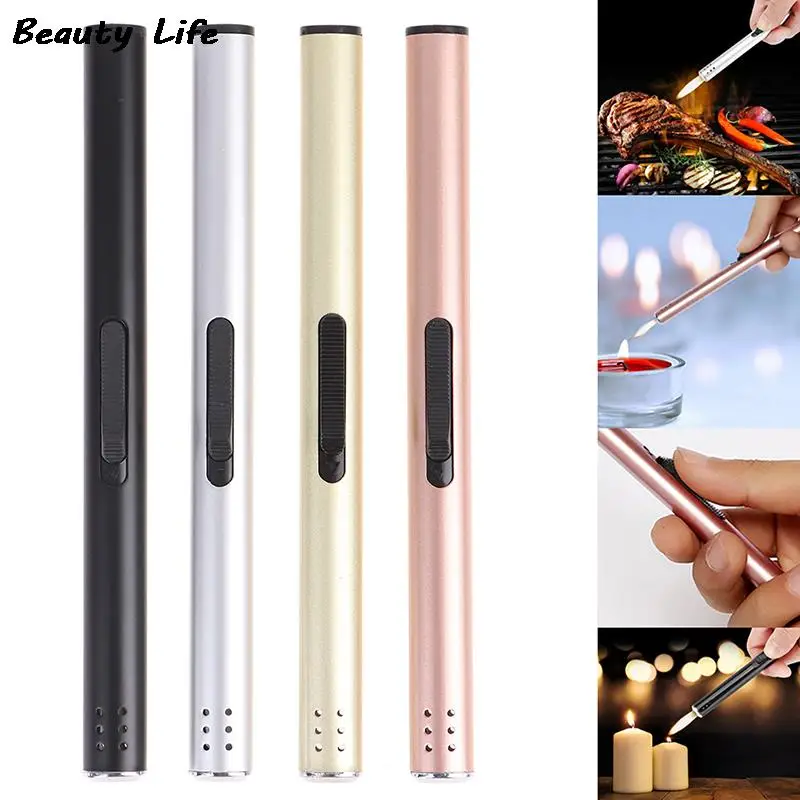 Gas BBQ Lighter Kitchen Gas Lighter Butane BBQ Grill Stove Fireplace Candle