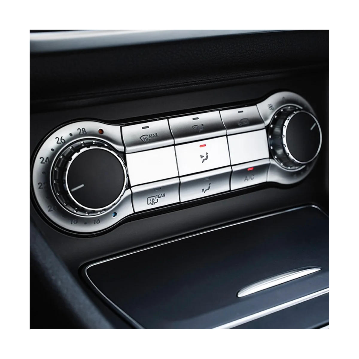 

Car Center Console Air Conditioning Button Sticker Trim for Mercedes Benz CLA C117 GLA X156 a B Class W176 W246