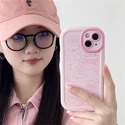 Adorable Pink Rabbit Shockproof Phone Case - Soft, Lovely Cartoon Protective Cover - iPhone 11 (Pink)