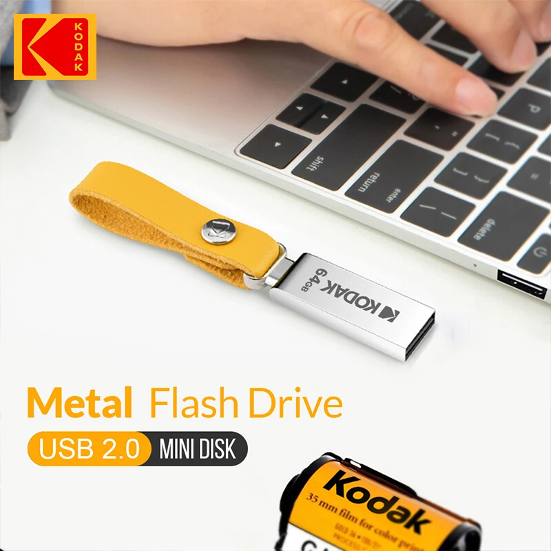 USB Flash Drive KODAK K122 USB 2.0 32GB 64GB 128GB Metal