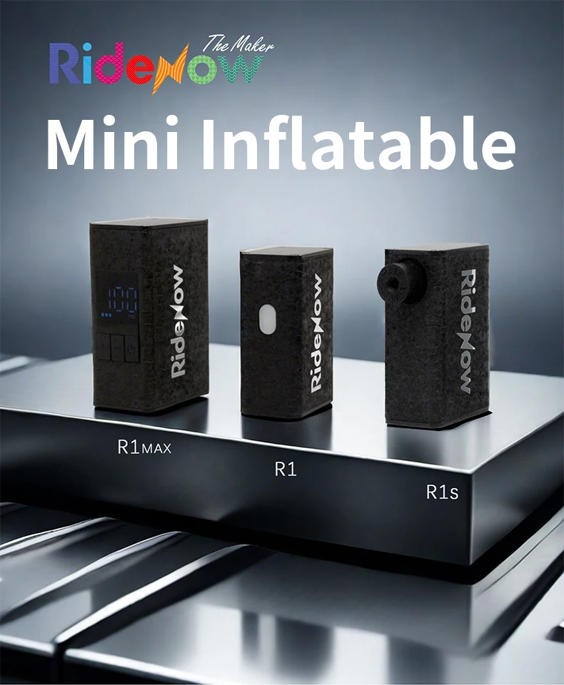 Description Picture 3 of itemRidenow Mini Portable Bicycle Electric Air Pump For MTB Road Bike With Display AirCompressor Outdoor Motorcycle Basketball Pumps