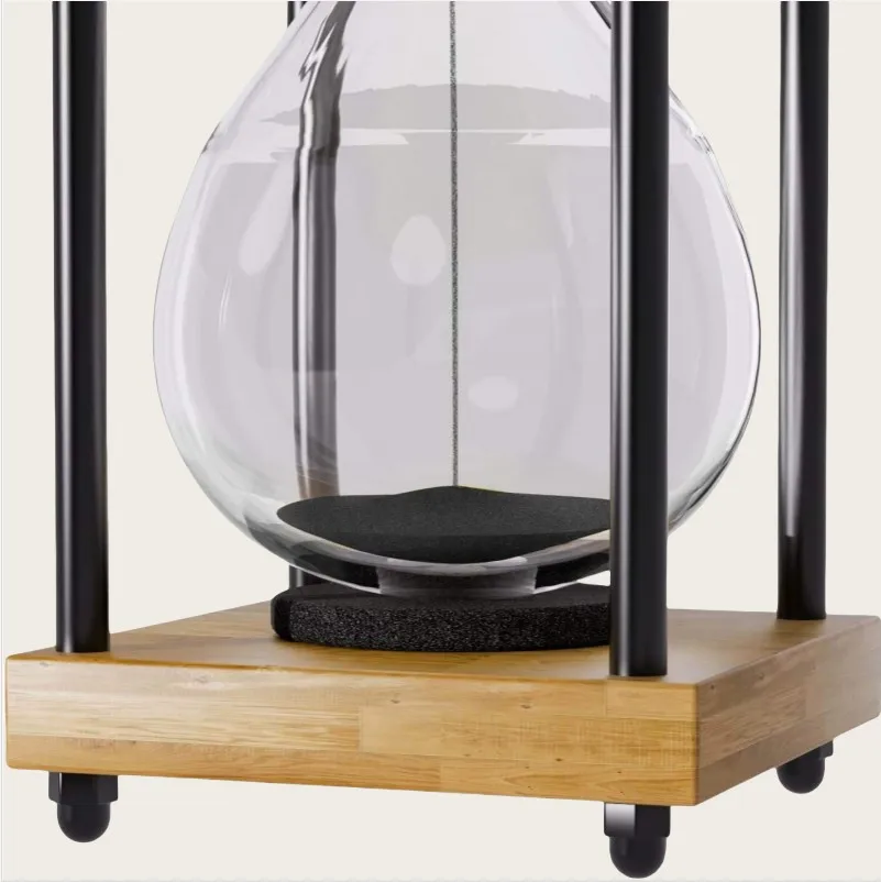 30/60 Minutes Wooden Four-column Handmade Glass Hourglass Sandglass Children Do Homework Timer Creative Sand Clock Home Decor 4
