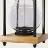30/60 Minutes Wooden Four-column Handmade Glass Hourglass Sandglass Children Do Homework Timer Creative Sand Clock Home Decor 4