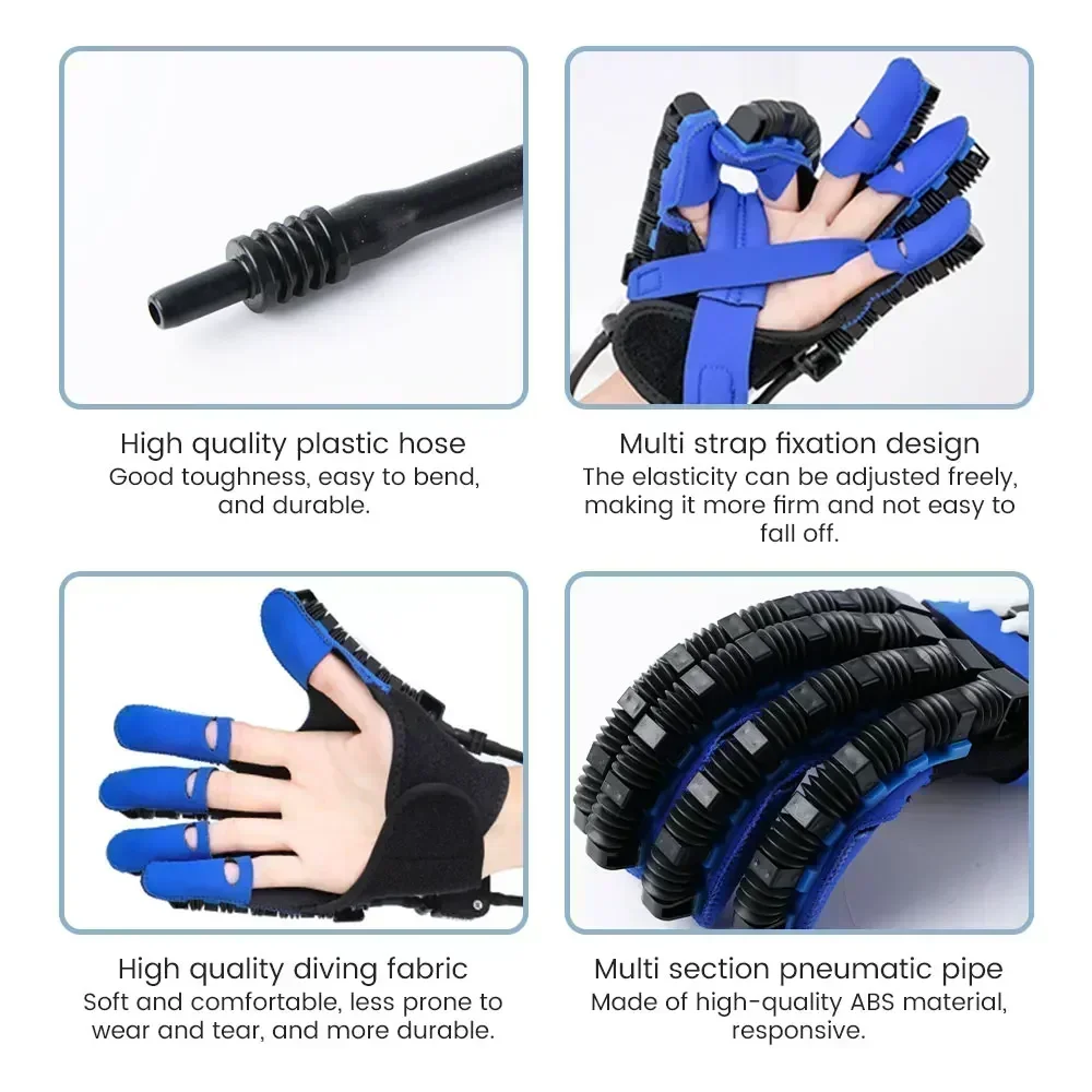 Hemiplegia Robot Gloves Hand Exercise Tool for Stroke Patient Robotic Rehabilitation Glove Cerebral Infarction Paralyzed Recover 5