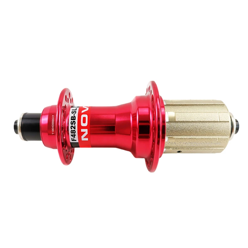Novatec F482SB SL Light Rear Road Bike Hub 24 Holes Black Red Bicycle ...