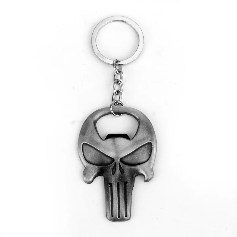 

Marvel PUNISHER Logo Car Accessories Keyring Keychain Pendant Gifts
